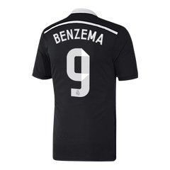 Maillot de football extérieur rétro BENZEMA #9 du Real Madrid 2014/15