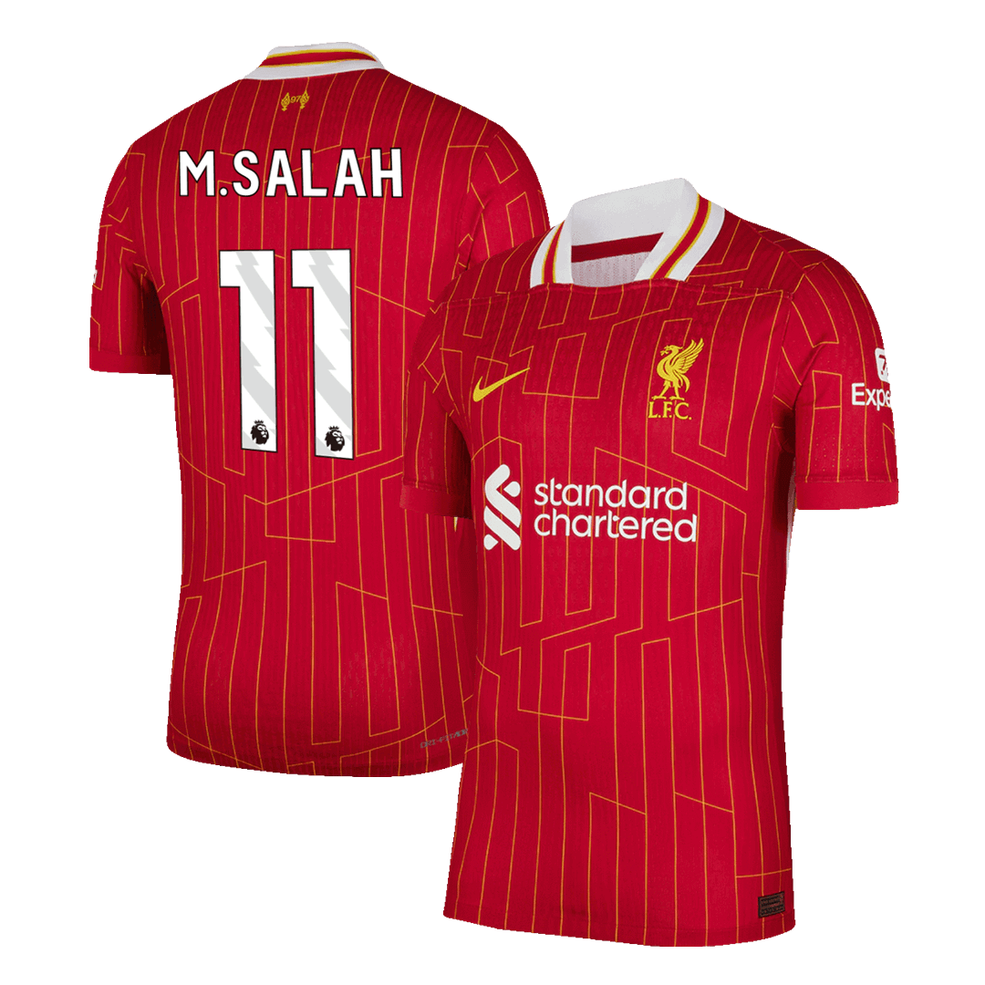 Liverpool M.SALAH #11 Home Soccer Jersey Authentic 2024/25