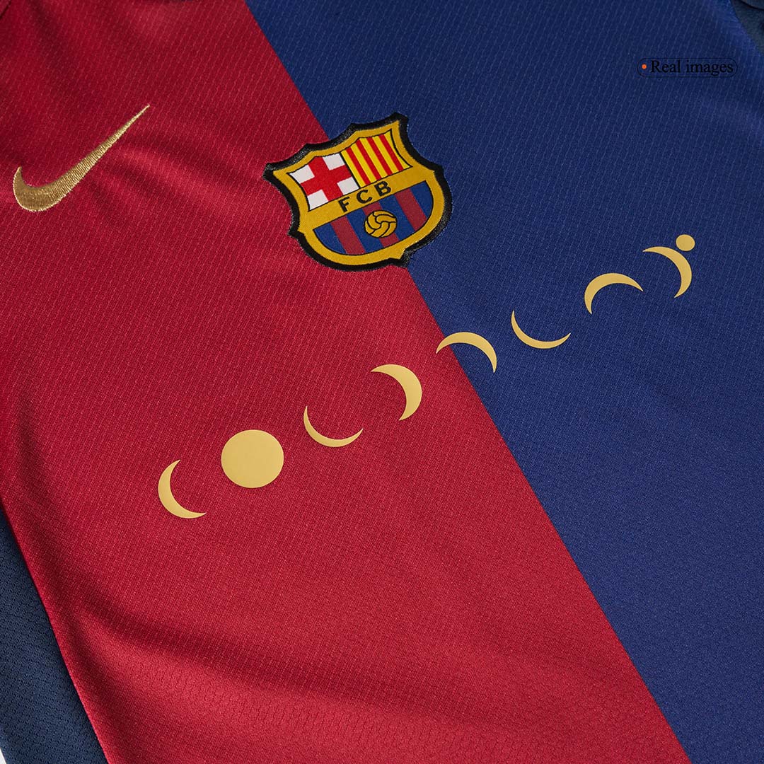 Maillot de football domicile Barcelone 2024/25 pour enfant (maillot + short) - COLDPLAY