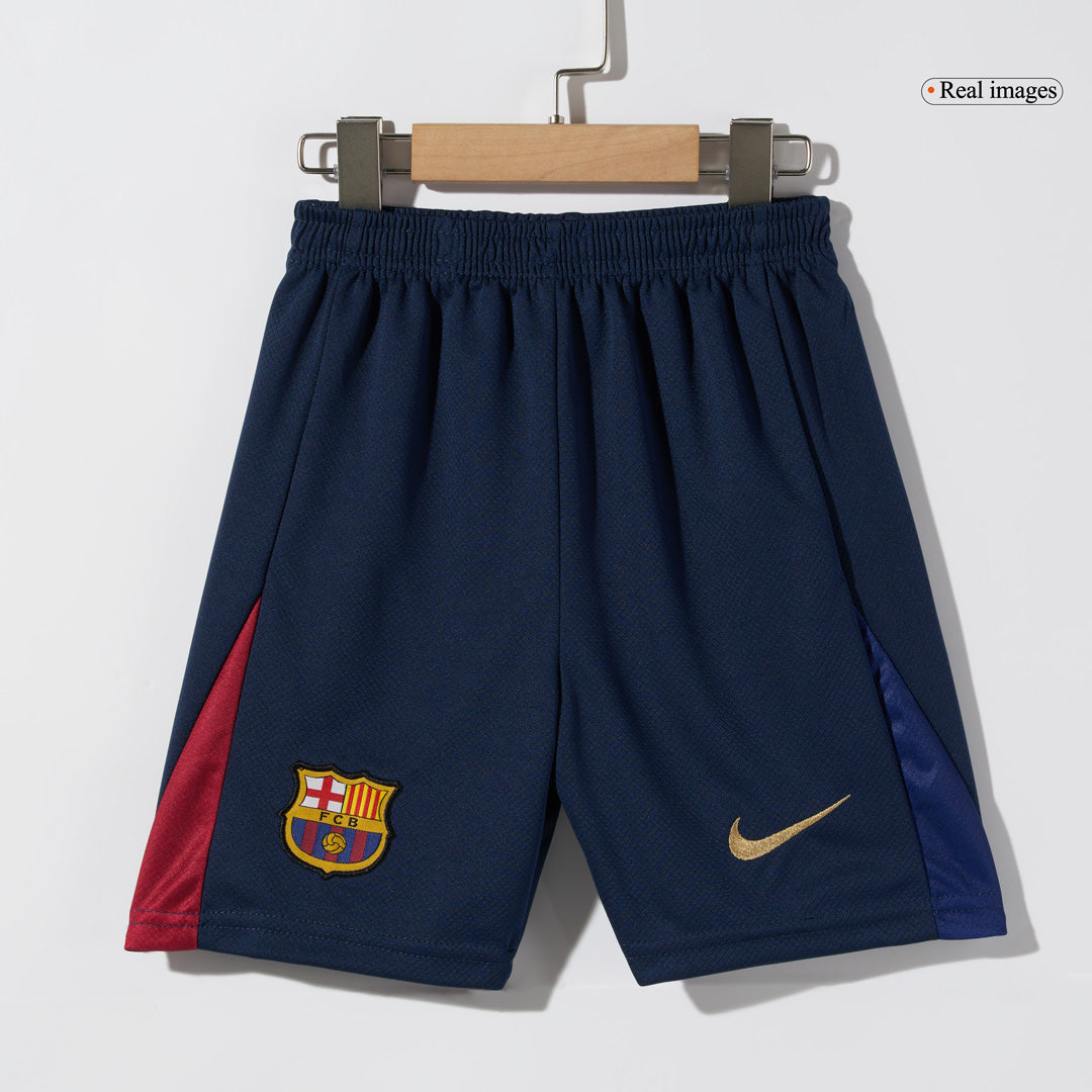 Maillot de football domicile Barcelone 2024/25 pour enfant (maillot + short) - COLDPLAY