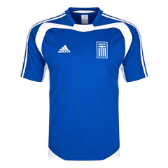 Men Retro Fan Version Greece Home Soccer Jersey Euro Cup 2004 Blue