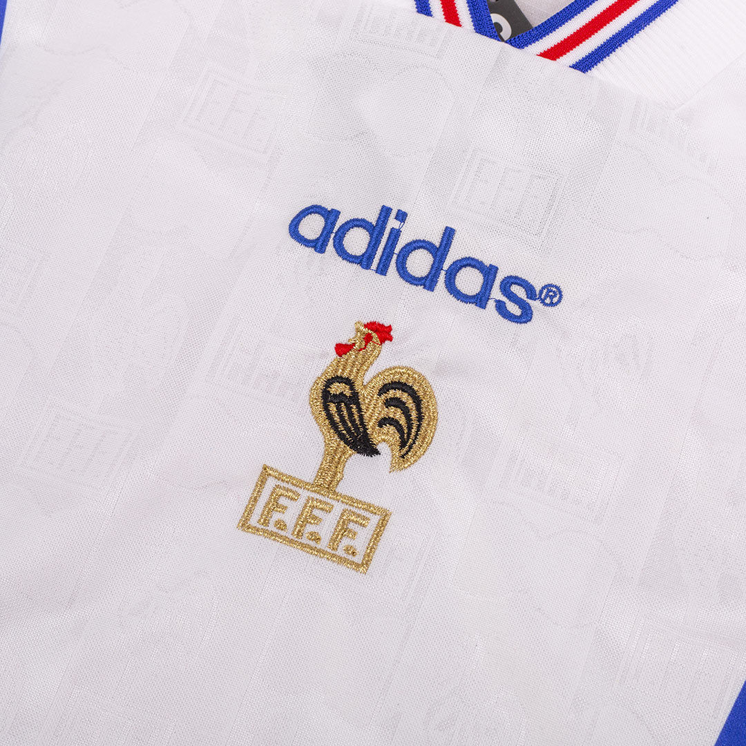 Maillot de football extérieur rétro de la France 1996