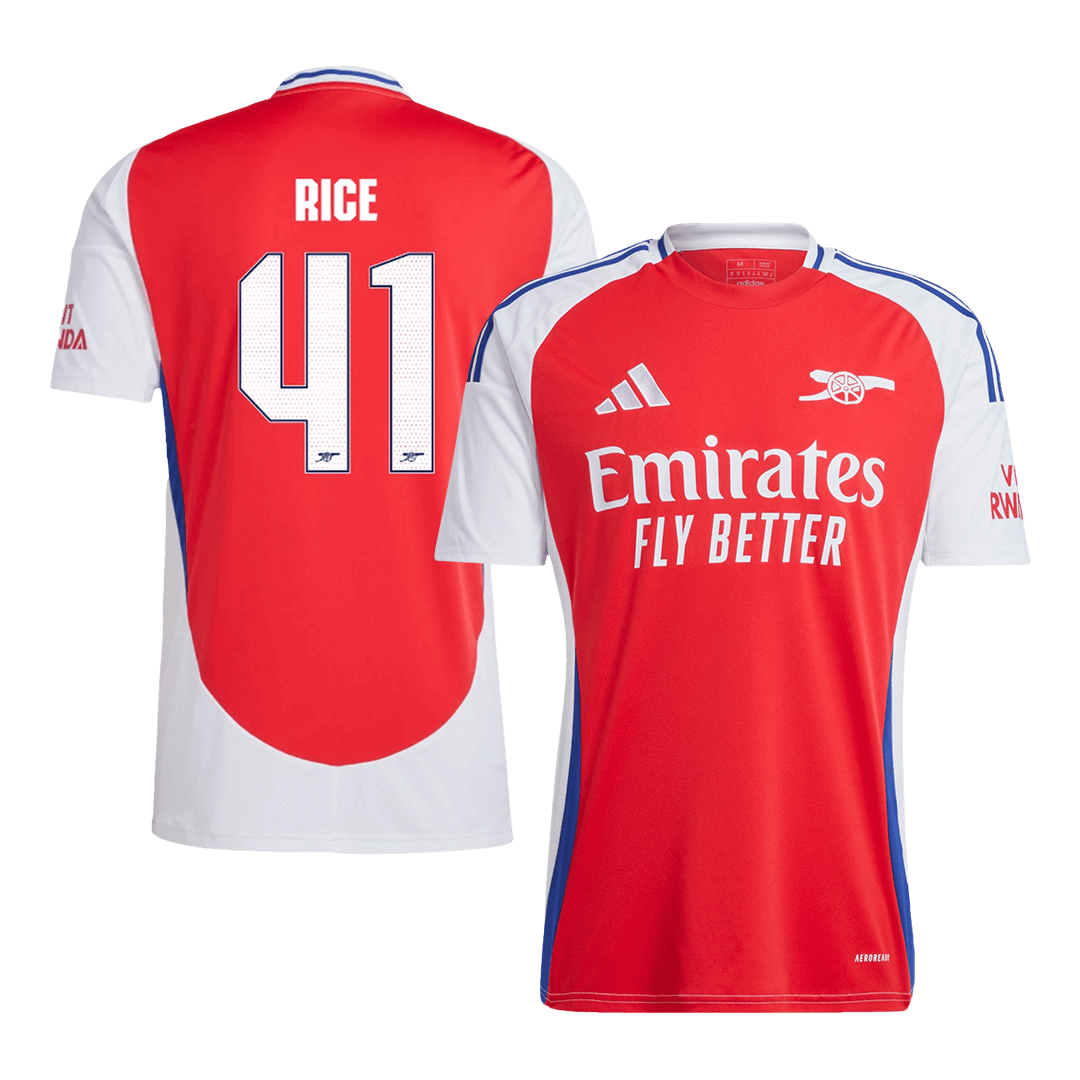 Arsenal RICE #41 Home Jersey  - UCL Edition