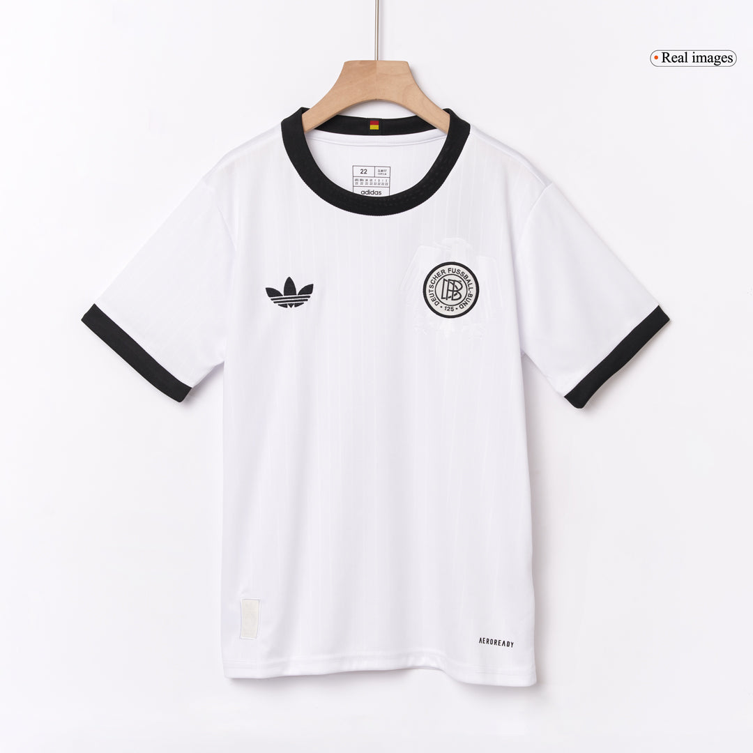Deutschland Fußballtrikot-Set 2025 für Kinder (Trikot + Shorts) – 125. Jubiläum