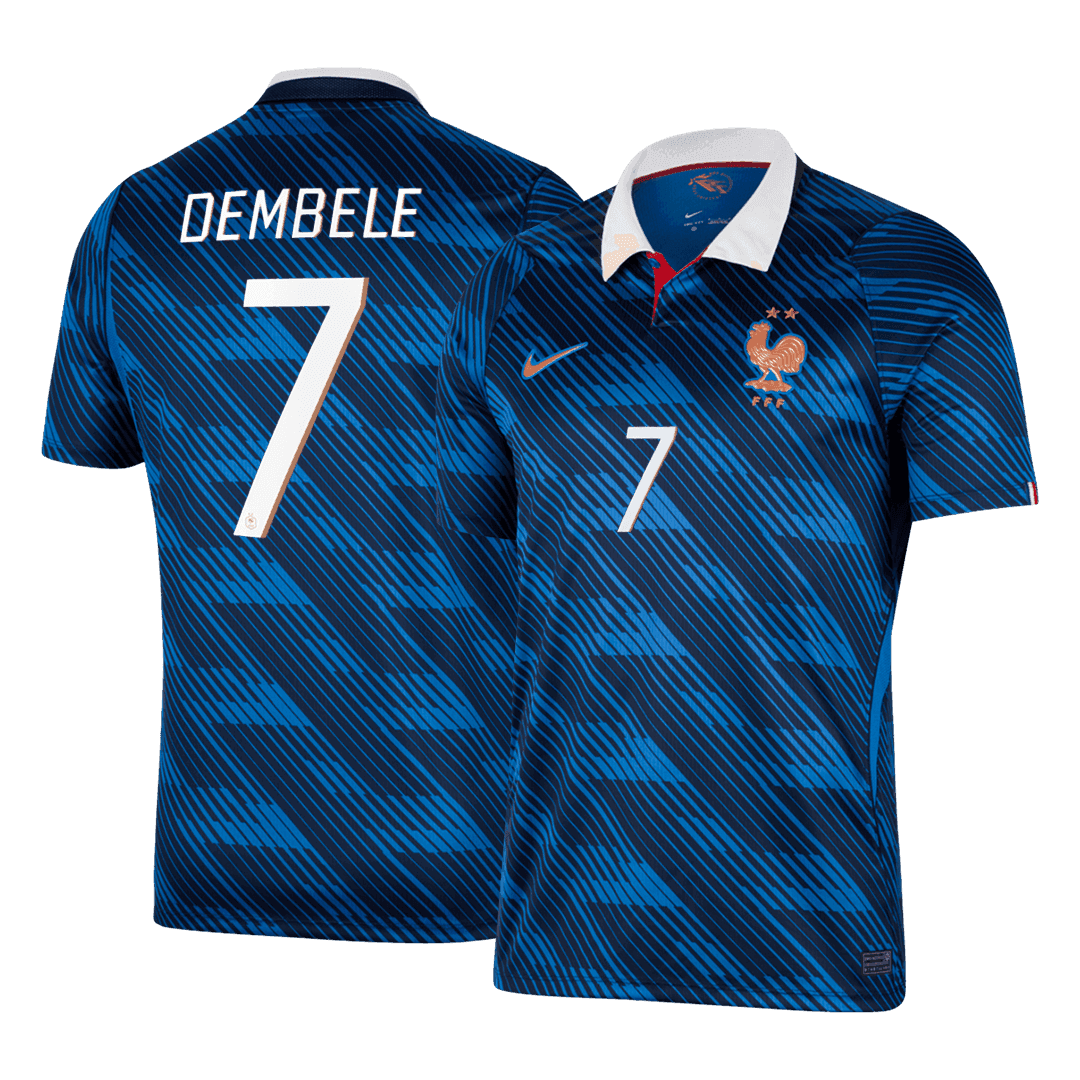 DEMBELE #7 France Home Soccer Jersey World Cup 2026 Blue
