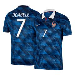 DEMBELE #7 France Home Soccer Jersey World Cup 2026 Blue