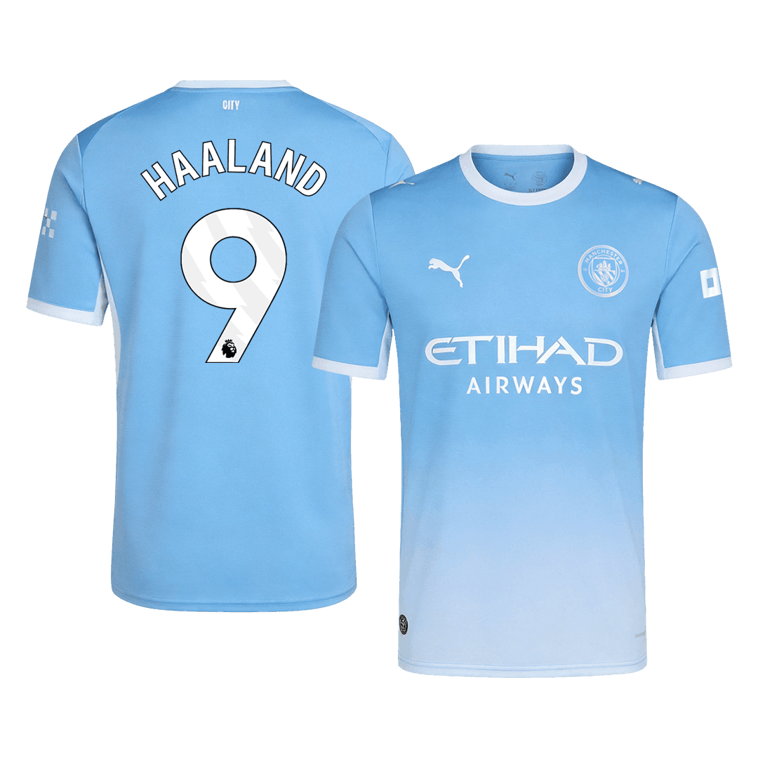 HAALAND #9 Manchester City Home Soccer Jersey 26/27 Blue