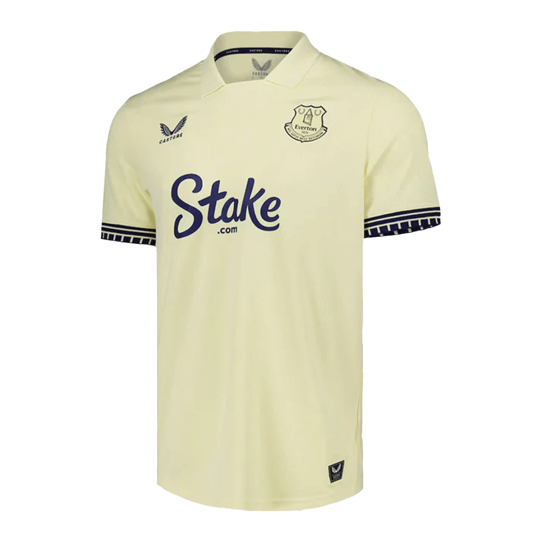 Everton Away Soccer Jersey 25/26 Yellow