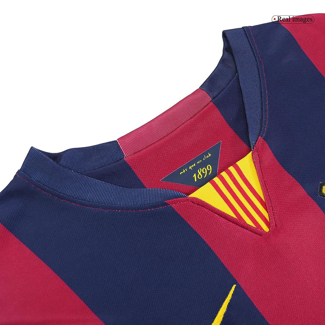 Barcelona NEYMAR JR #11 Home Soccer Jersey Retro 2014/15