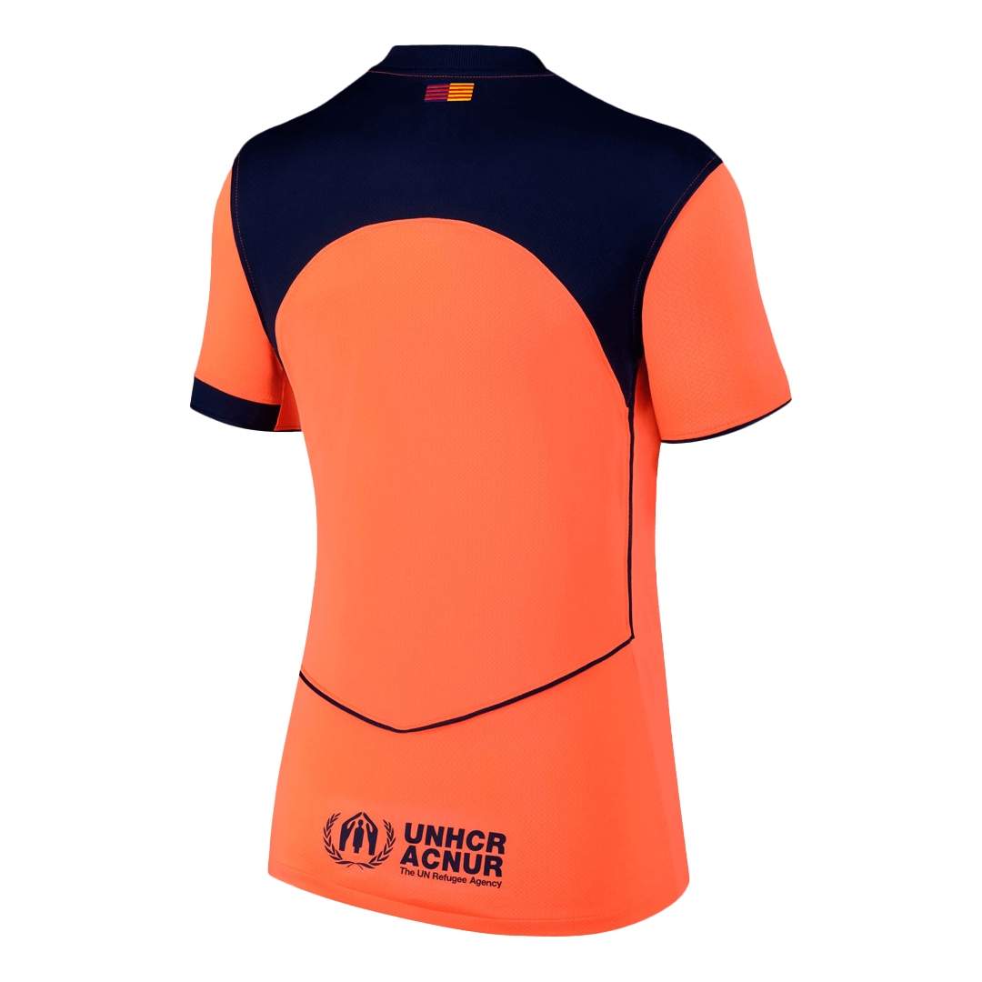 Women's Barcelona Away Soccer Jersey 25/26 Orange