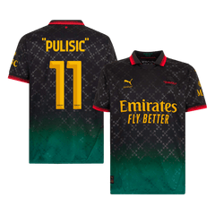 Maillot extérieur AC Milan « PULISIC » n° 11, quatrième édition 2024/25