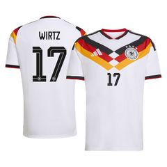 WIRTZ #17 Germany Home Soccer Jersey World Cup 2026 White