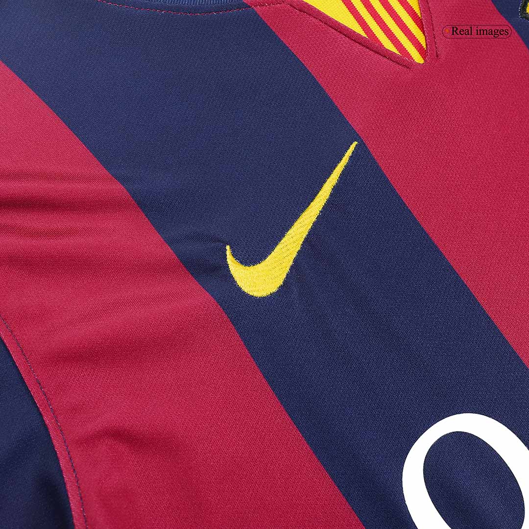 Barcelona SUÁREZ #9 Home Soccer Jersey Retro 2014/15