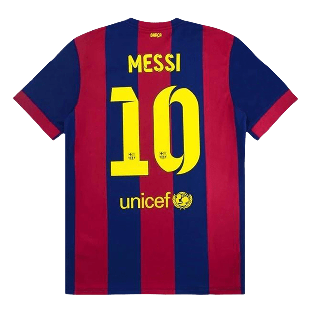 Maillot Barcelone MESSI #10 Domicile Rétro 2014/15 
