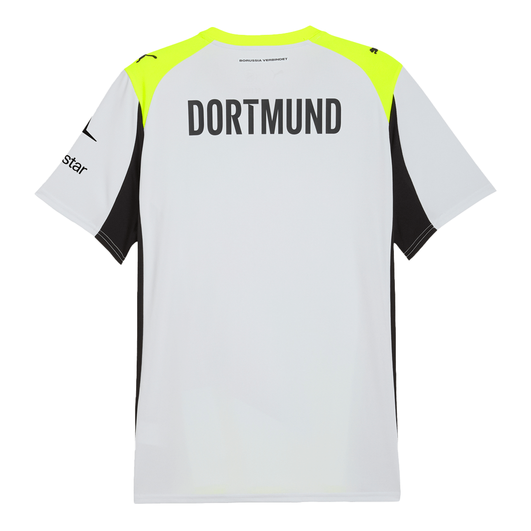 Borussia Dortmund Away Soccer Jersey 25/26 Gray