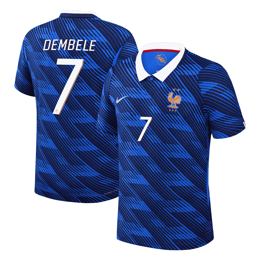 DEMBELE #7 Player Version France Home Soccer Jersey World Cup 2026 Blue
