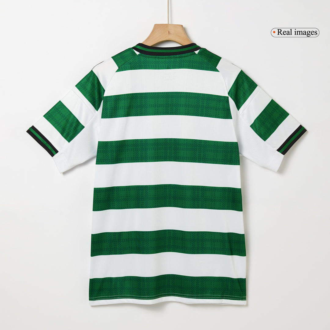 Maillot de football domicile du Celtic 2025/26 vert et blanc