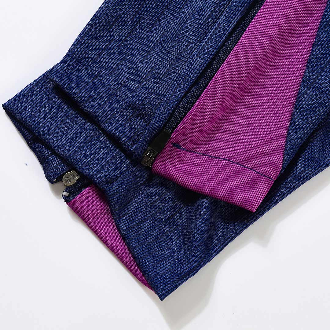 Barcelona Zipper Sweatshirt Kit(Top+Pants) 25/26 Purple