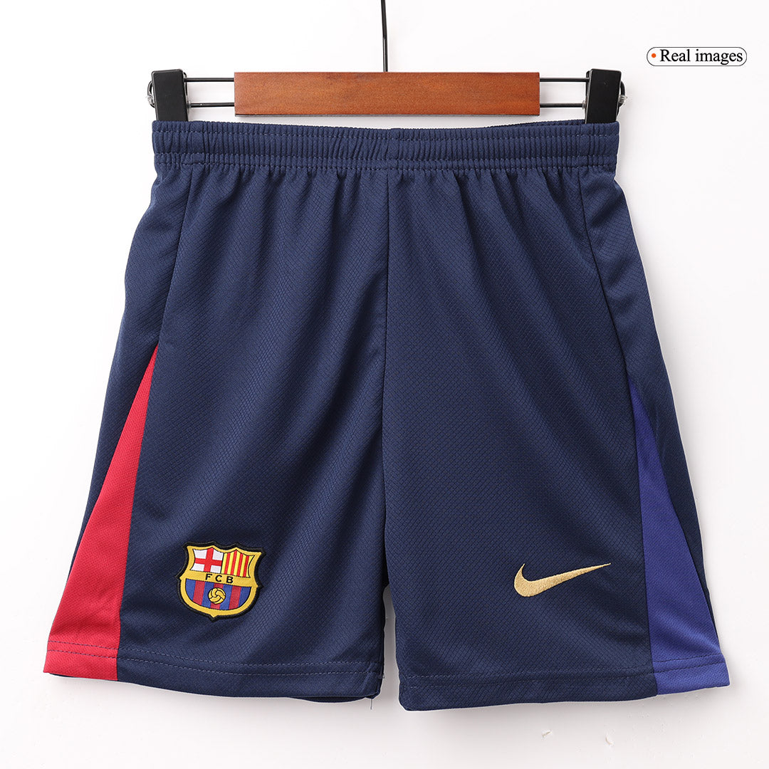 Maillot domicile Barcelone 2024/25 pour enfant (maillot, short, chaussettes)