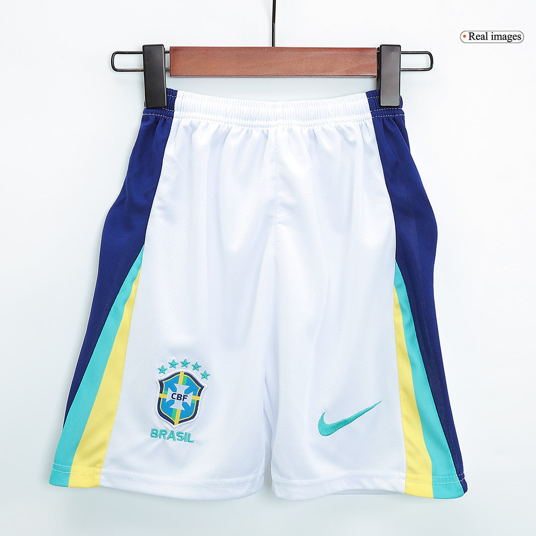 Maillot extérieur Brésil Copa America 2024 pour enfant (maillot, short, chaussettes)