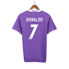 Real Madrid RONALDO #7 Auswärts-Fußballtrikot Retro 2016/17