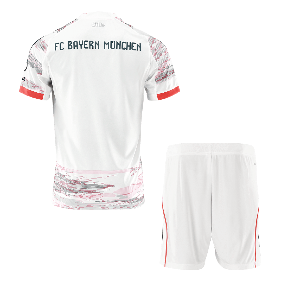 Bayern München Auswärts-Fußballtrikot 2025/26 (Trikot + Shorts)