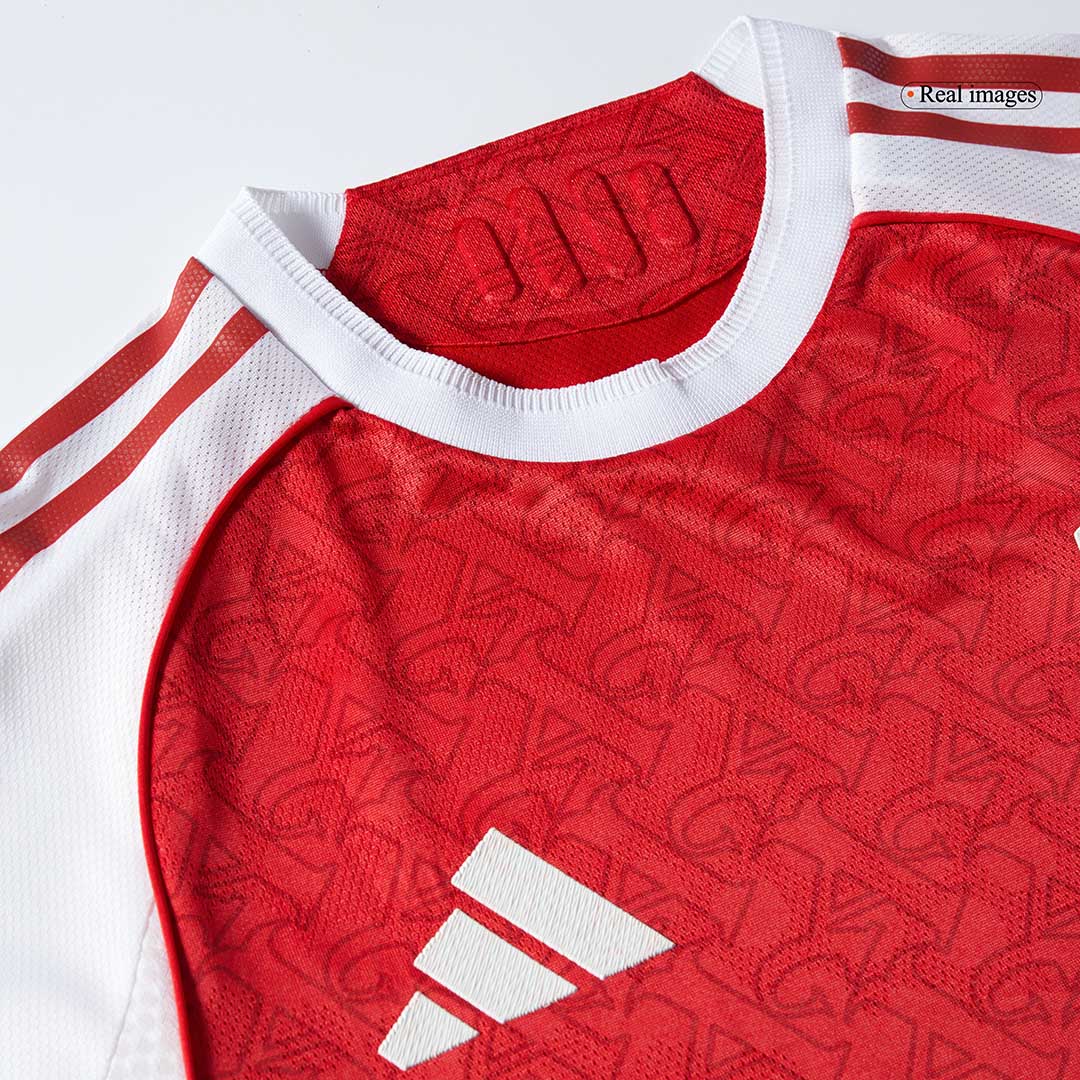 ØDEGAARD #8 Authentic Arsenal Home Soccer Jersey 2025/26 Red
