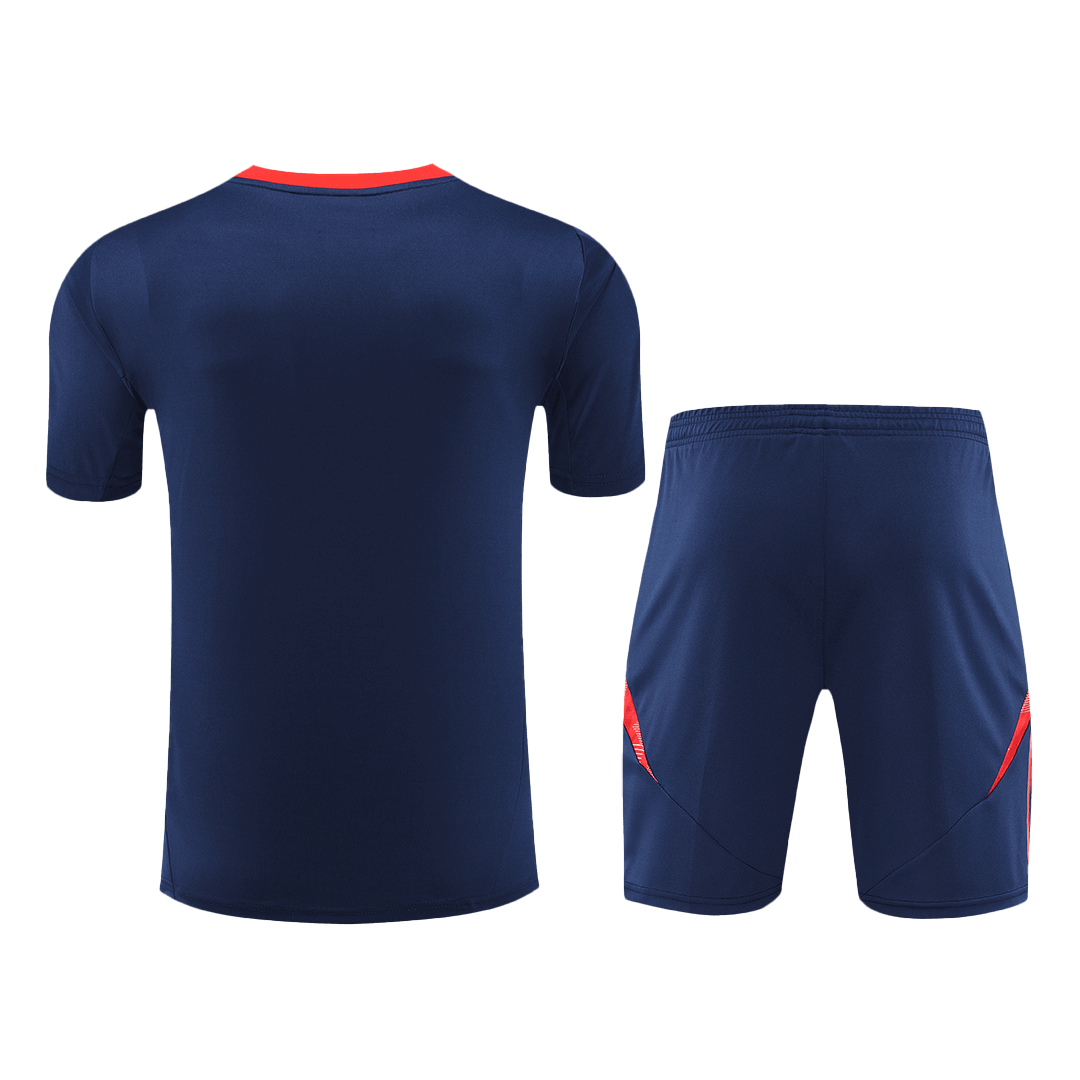 Manchester United Pre-Match Fußballtrikot-Set 2024/25 (Trikot + Shorts)