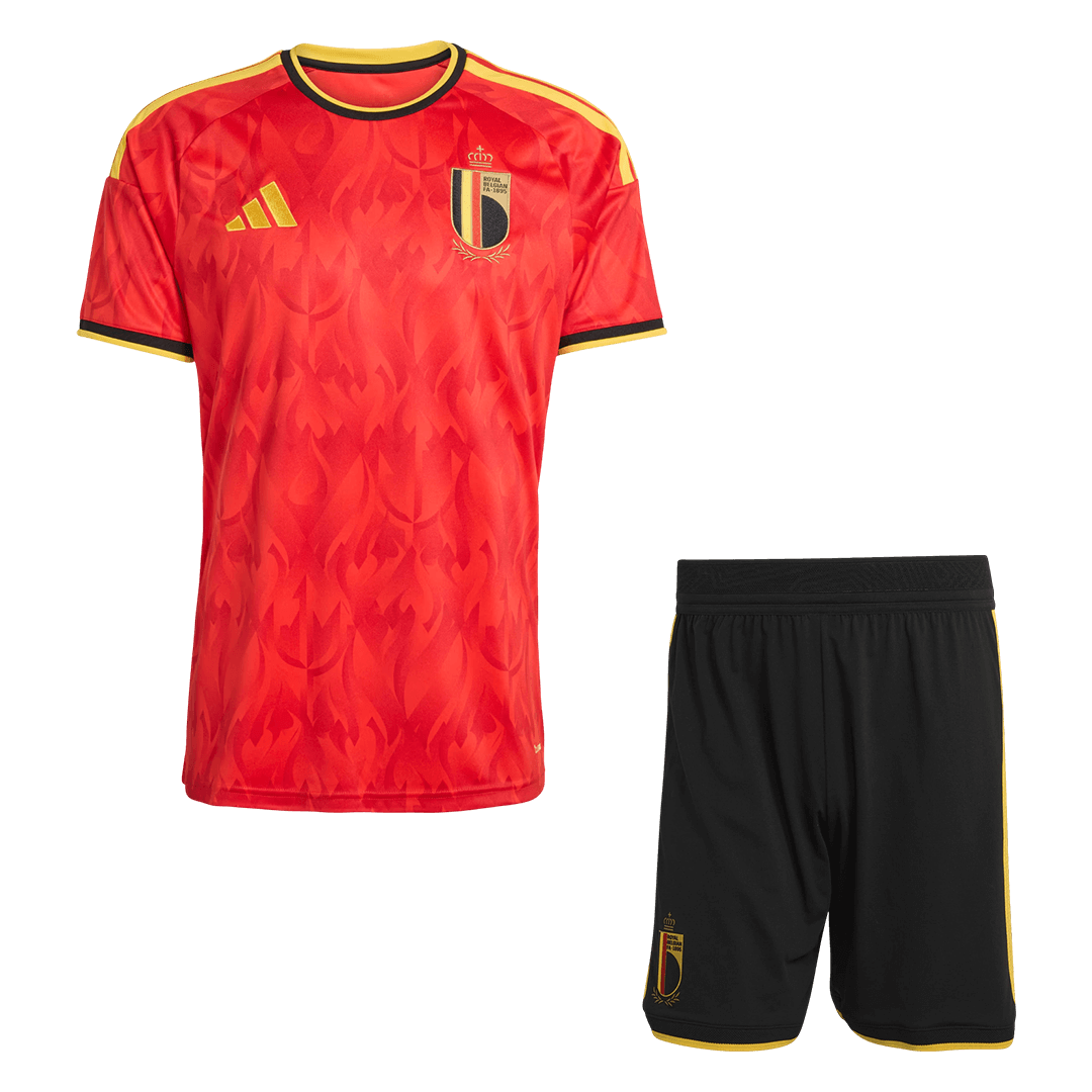 Belgium Home Soccer Jersey Kit(Jersey+Shorts) World Cup 2026 Red