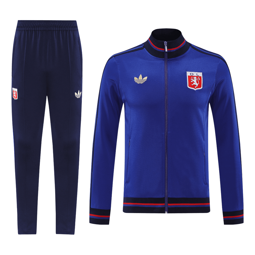 25/26 Olympique Lyonnais Training Jacket Kit(Jacket+Pants) Blue