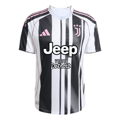 Authentic Juventus Home Soccer Jersey 2025/26 Black&White