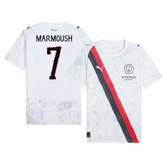 MARMOUSH #7 Manchester City KidSuper Soccer Jersey 2025/26 White - Club World Cup