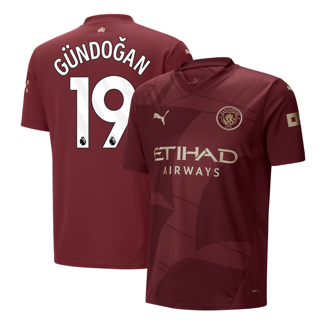 Manchester City GÜNDOĞAN #19 Third Away Soccer Jersey 2024/25