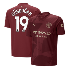 Manchester City GÜNDOĞAN #19 Third Away Soccer Jersey 2024/25