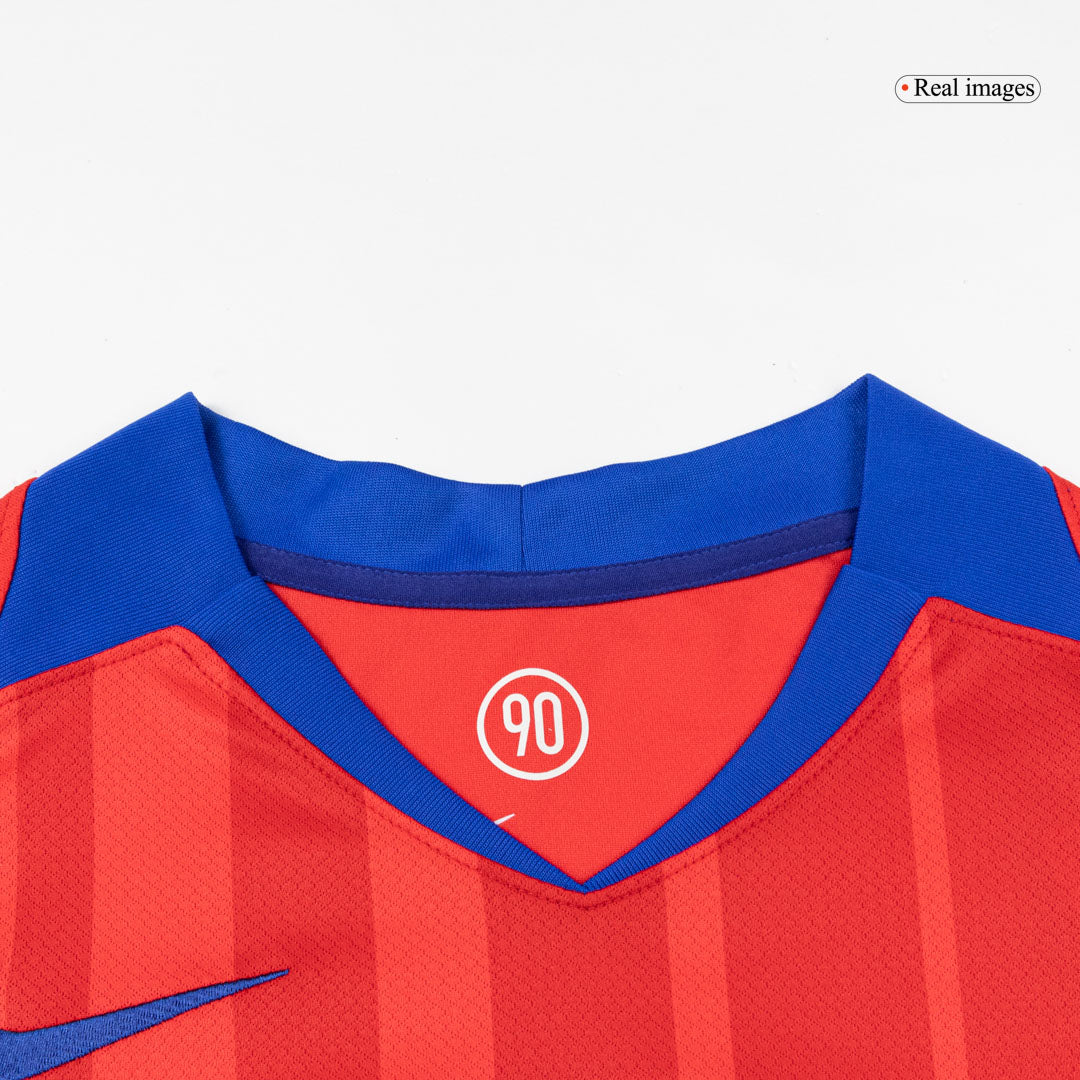 PSG Third Away Soccer Jersey Kit(Jersey+Shorts) 2025/26  Red
