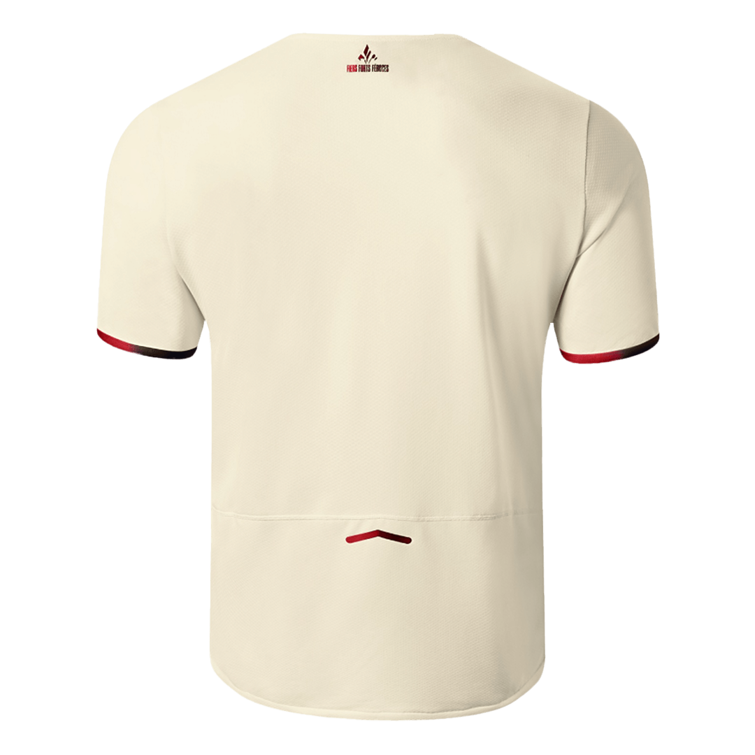 Lille OSC Away Soccer Jersey 25/26 Beige