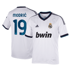 MODRIĆ #19 Retro 2012/13 Real Madrid Home Soccer Jersey White