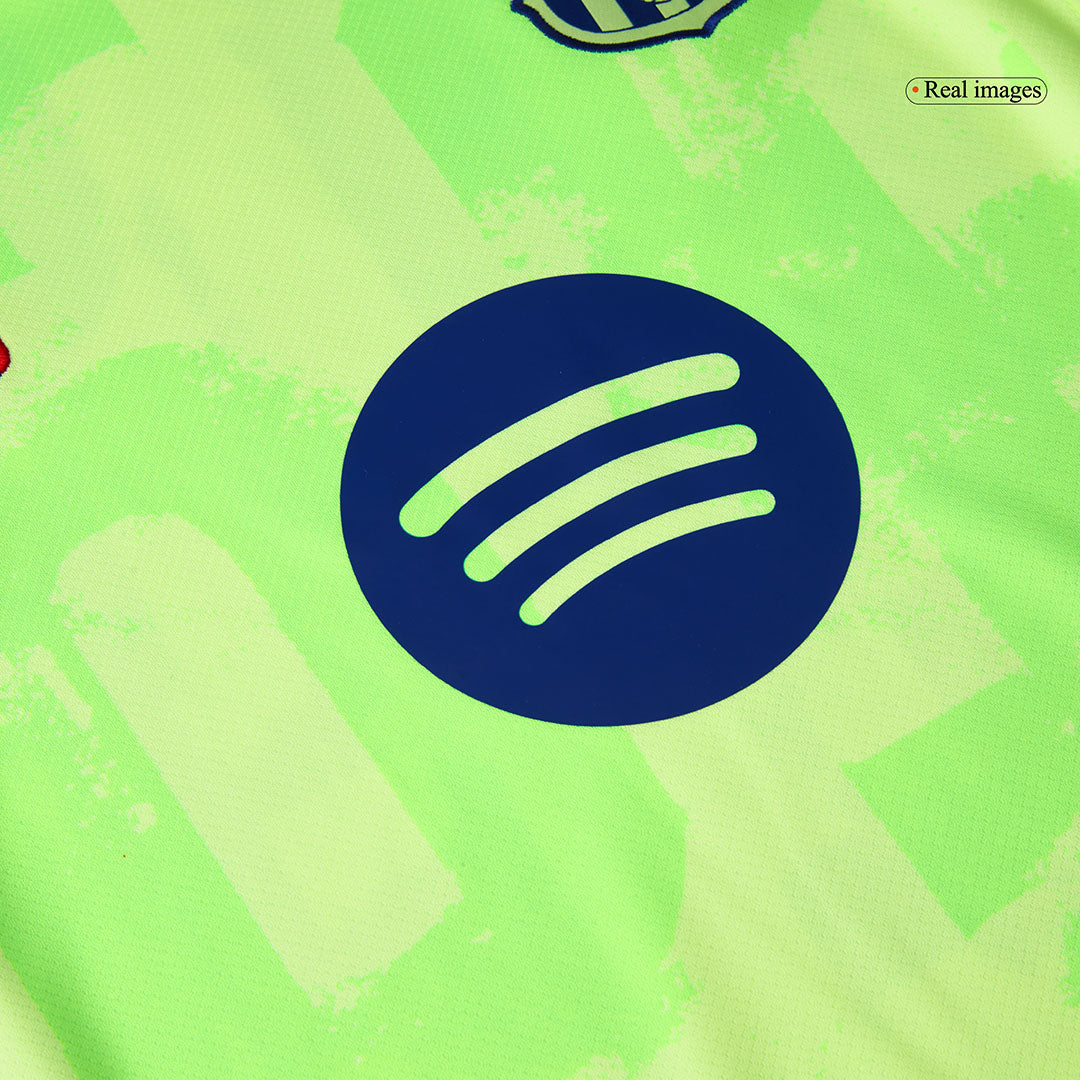 Barcelona Third Away Soccer Jersey Kit 2024/25 (Jersey+Shorts+Socks) - (Spotify Logo Without Text)
