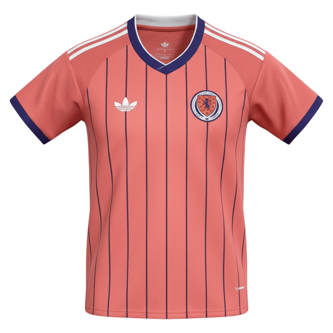 Scotland Away Soccer Jersey World Cup 2026 Pink
