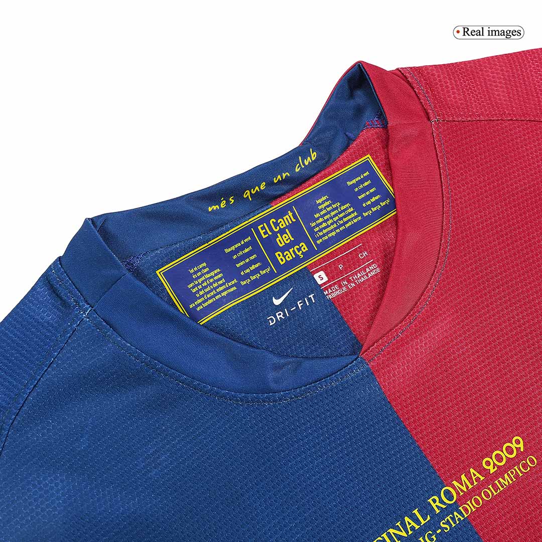 Barcelone A.INIESTA #8 Maillot de football domicile rétro 2008/09