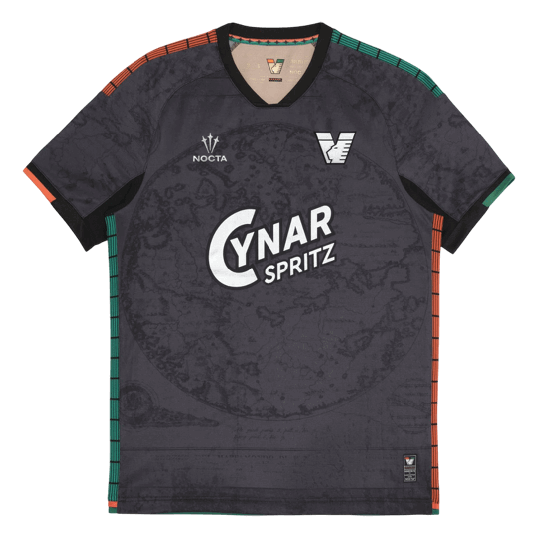 Venezia FC Home Soccer Jersey 25/26 Black - new sponsor