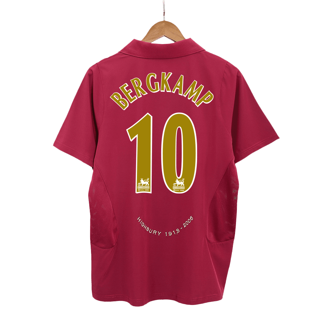 Arsenal BERGKAMP #10 Home Soccer Jersey Retro 2005/06