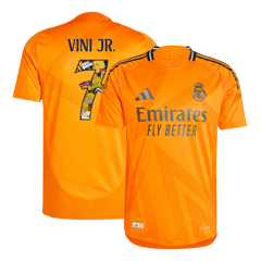 Real Madrid VINI JR. #7 Away Jersey Authentic 2024/25