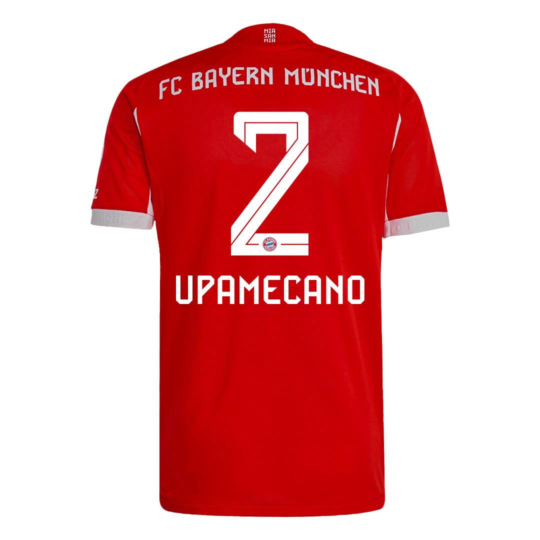 UPAMECANO #2 Authentic Bayern Munich Home Soccer Jersey 2025/26 Red