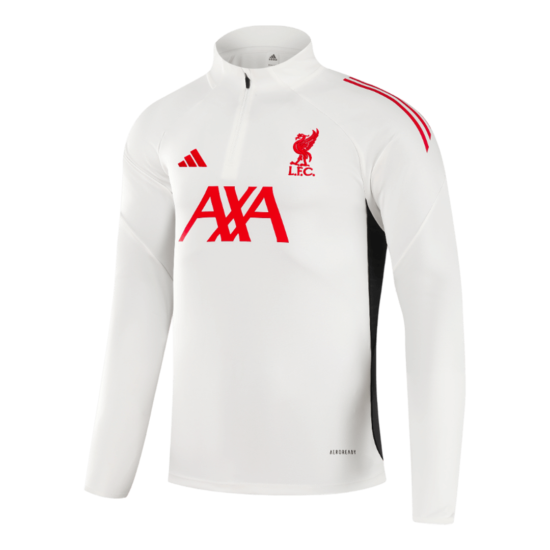 Liverpool Zipper Sweatshirt Kit(Top+Pants) 25/26 White