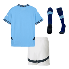 Maillot domicile Manchester City 2024/25 pour enfant (maillot, short, chaussettes)