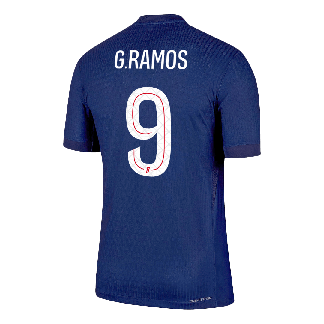 G.RAMOS #9 Authentic PSG Home Soccer Jersey 2025/26 Navy