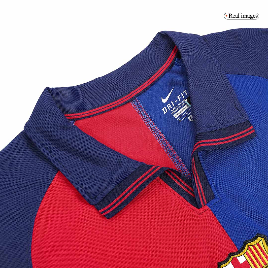 Barcelona RIVALDO #11 Home Soccer Jersey Retro 1999/00 - 100th Anniversary