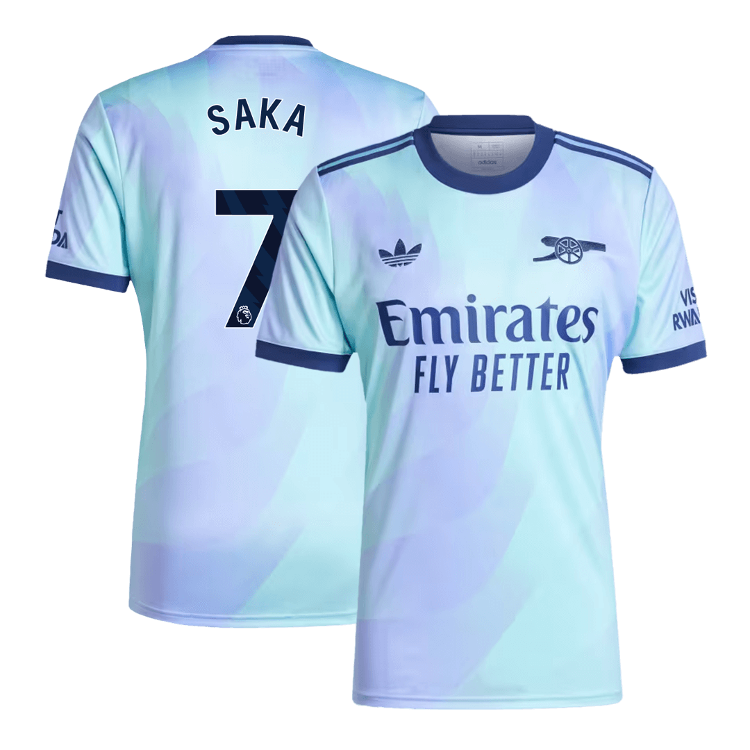 Arsenal SAKA #7 Third Away Soccer Jersey