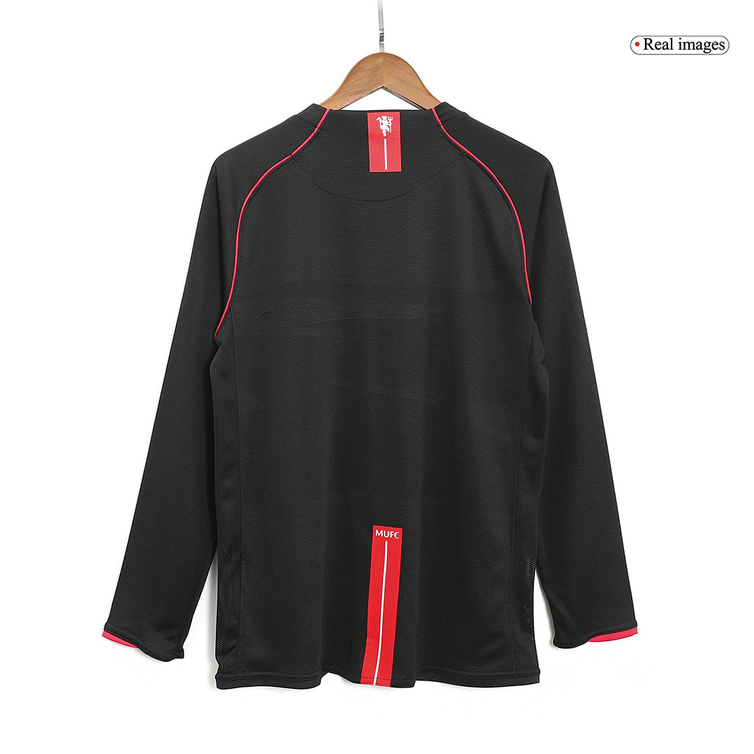 Maillot extérieur rétro Manchester United 2007/08 - Manches longues